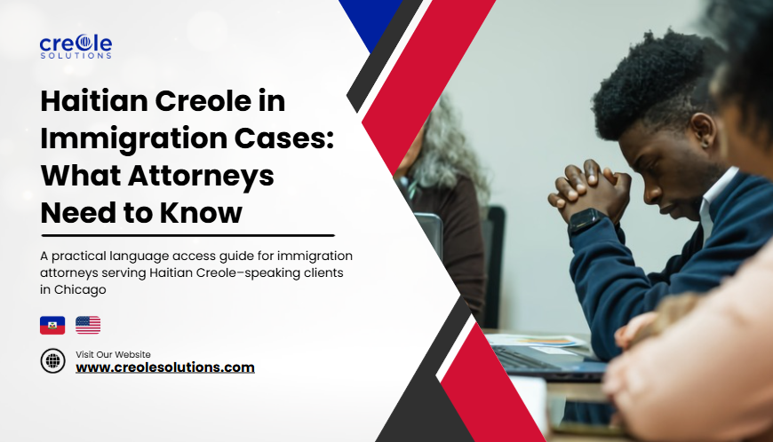 Haitian Creole in Immigration Cases - What Attorneys Need to Know Haitian Creole in Immigration Cases - What Attorneys Need to Know